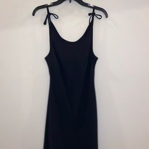 LOFT dress. Simple black dress for any event. Strap you can adjust by tying.